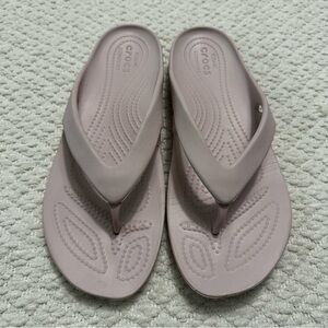 Crocs Kadee II Flip Barely Pink Women’s Size 10